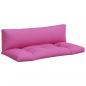 Preview: Palettenkissen 2 Stk. Rosa Oxford-Gewebe