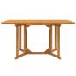 Preview: Garten-Klapptisch Butterfly 150x90x75 cm Massivholz Teak