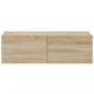 Preview: TV-Wandschränke 4 Stk. Sonoma-Eiche 100x30x30 cm