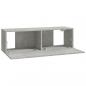 Preview: TV-Wandschränke 4 Stk. Betongrau 100x30x30 cm