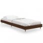 Preview: Bettgestell Braun Eichen-Optik 75x190 cm Holzwerkstoff