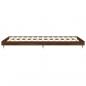 Preview: Bettgestell Braun Eichen-Optik 75x190 cm Holzwerkstoff