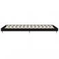 Preview: Bettgestell Schwarz 75x190 cm Holzwerkstoff