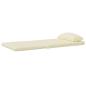 Preview: Adirondack-Auflagen 2 Stk. Creme Oxford-Gewebe
