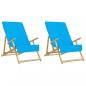 Preview: Strandtücher 2 Stk. Türkis 60x135 cm Stoff 400 GSM