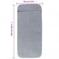 Preview: Strandtücher 4 Stk. Grau 60x135 cm Stoff 400 GSM