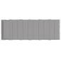 Preview: ARDEBO.de - Sonnenliegen-Auflage Grau 180x60x3 cm Oxford-Gewebe