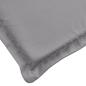 Preview: Sonnenliegen-Auflage Grau 180x60x3 cm Oxford-Gewebe