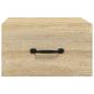 Preview: Wand-Nachttisch Sonoma-Eiche 35x35x20 cm