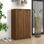 Preview: ARDEBO.de - Schuhregal Braun Eichen-Optik 59x35x100 cm Holzwerkstoff