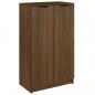 Preview: Schuhregal Braun Eichen-Optik 59x35x100 cm Holzwerkstoff