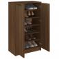 Preview: Schuhregal Braun Eichen-Optik 59x35x100 cm Holzwerkstoff