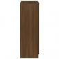 Preview: Schuhregal Braun Eichen-Optik 59x35x100 cm Holzwerkstoff