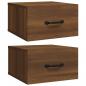 Preview: Wand-Nachttische 2 Stk. Sonoma-Eiche 35x35x20 cm 