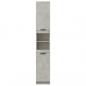 Preview: Badschrank Betongrau 32x34x188,5 cm Holzwerkstoff