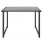 Preview: Gartentisch Anthrazit 55x40x37 cm Stahl