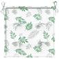 Preview: Sitzkissen 2 Stk. Blattmuster 50x50x3 cm Stoff