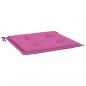 Preview: Gartenstuhl-Kissen 2 Stk. Rosa 40x40x3 cm Stoff
