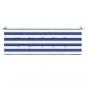 Preview: Gartenbank-Auflage Blau&Weiß Gestreift 150x50x3cm Oxford-Gewebe