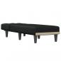 Preview: Chaiselongue Schwarz Stoff