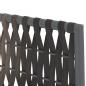 Preview: 3-tlg. Garten-Essgruppe mit Kissen Poly Rattan und Stahl