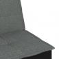 Preview: Schlafsofa in L-Form Dunkelgrau 255x140x70 cm Stoff