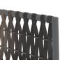 Preview: 5-tlg. Garten-Essgruppe mit Kissen Poly Rattan und Stahl
