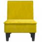 Preview: Chaiselongue Gelb Samt