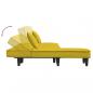 Preview: Chaiselongue Gelb Samt