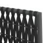 Preview: 9-tlg. Garten-Essgruppe mit Kissen Poly Rattan und Stahl