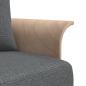 Preview: Schlafsofa in L-Form Dunkelgrau 279x140x70 cm Stoff