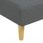 Preview: Schlafsofa in L-Form Dunkelgrau 279x140x70 cm Stoff