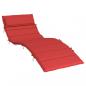 Preview: Sonnenliegen-Auflage Rot 180x60x3 cm Oxford-Gewebe