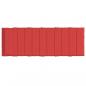 Preview: Sonnenliegen-Auflage Rot 180x60x3 cm Oxford-Gewebe