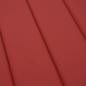 Preview: Sonnenliegen-Auflage Rot 180x60x3 cm Oxford-Gewebe