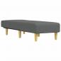 Preview: Chaiselongue Dunkelgrau Stoff