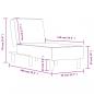 Preview: Chaiselongue Dunkelgrau Stoff