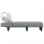 Preview: Chaiselongue Hellgrau Stoff