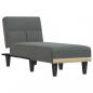 Preview: Chaiselongue Dunkelgrau Stoff