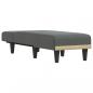 Preview: Chaiselongue Dunkelgrau Stoff