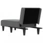 Preview: Chaiselongue Dunkelgrau Stoff
