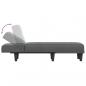 Preview: Chaiselongue Dunkelgrau Stoff