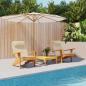 Preview: ARDEBO.de - Adirondack-Auflagen 2 Stk. Beige Oxford-Gewebe