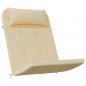 Preview: Adirondack-Auflagen 2 Stk. Beige Oxford-Gewebe