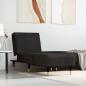 Preview: ARDEBO.de - Chaiselongue Schwarz Samt