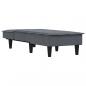 Preview: Chaiselongue Dunkelgrau Samt