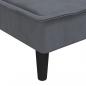 Preview: Chaiselongue Dunkelgrau Samt
