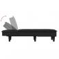Preview: Chaiselongue Schwarz Samt