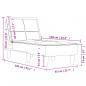 Preview: Chaiselongue Schwarz Samt