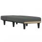 Preview: Chaiselongue Dunkelgrau Stoff